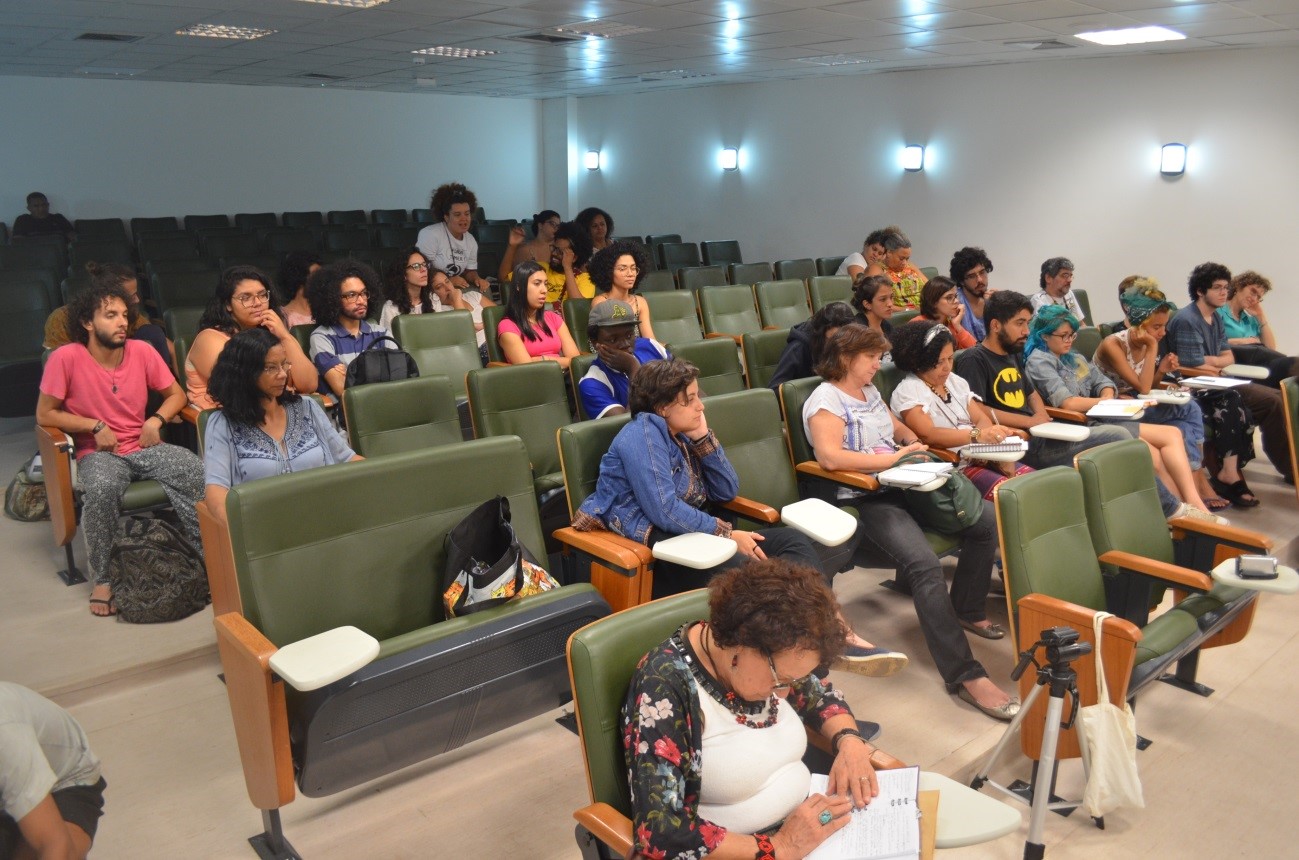 Participantes do quinto encontro no auditório do campus Guarulhos